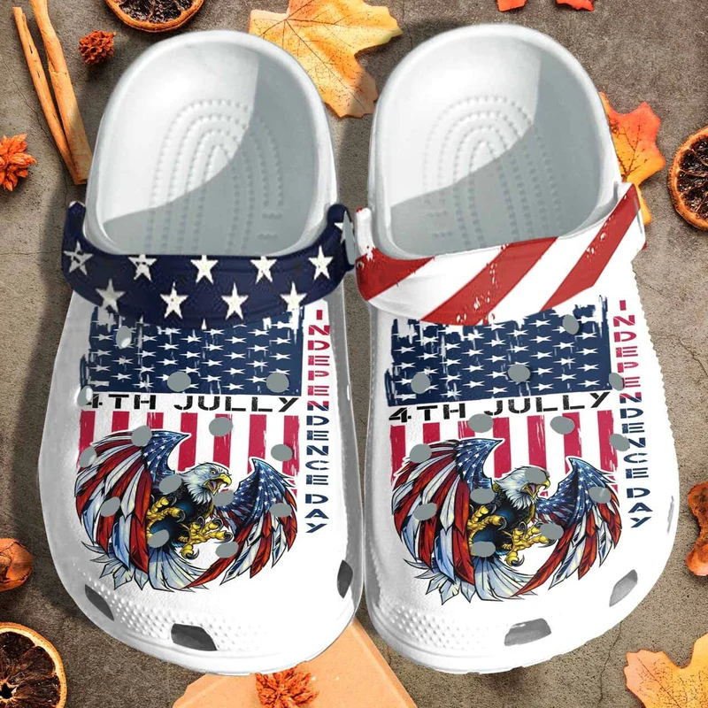 4th of july classic clogs white safety sandals unisex clogs ybtml