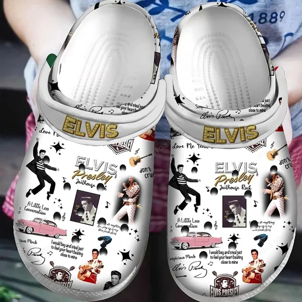 Elvis Presley Clogs Crocband transformed jpg