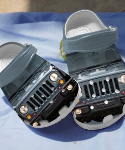 Grey Jeep Car Clog Unisex Adult Clogs - Easy To Buy
