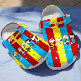 Colorful Snoopy Peanuts Unisex Lightweight Clogs, Easy To Clean