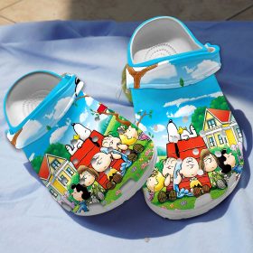 Relaxing Time Snoopy And Friends Unisex Classic Clogs