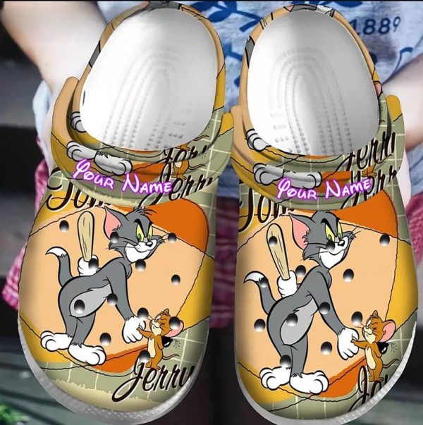 Personalized Tom And Jerry Clogs removepics