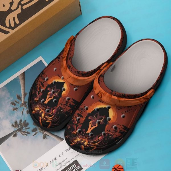 The Lion King Brown Crocband Clogs Clog Shoes 1