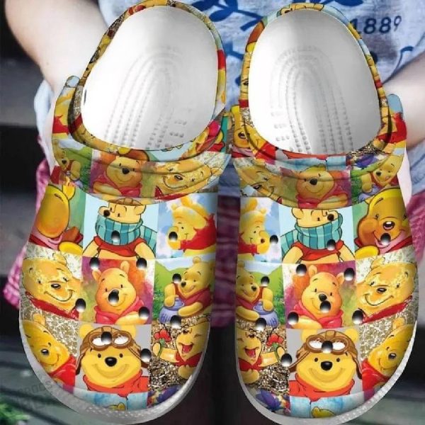 Winnie The Pooh Themed Clogs Sho removepics