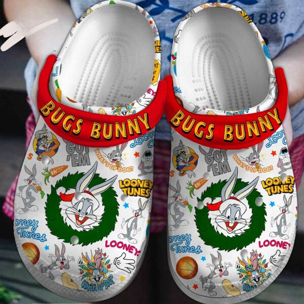 adults adorable bug bunny looney tunes christmas clogs kgjmn