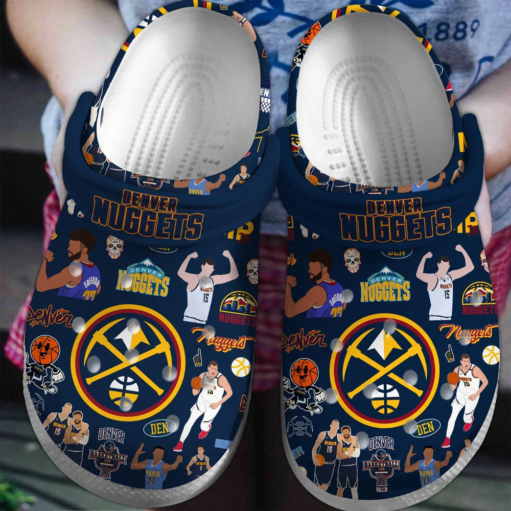 adults classic denver nuggets clogs perfect gift for fans c6ddt