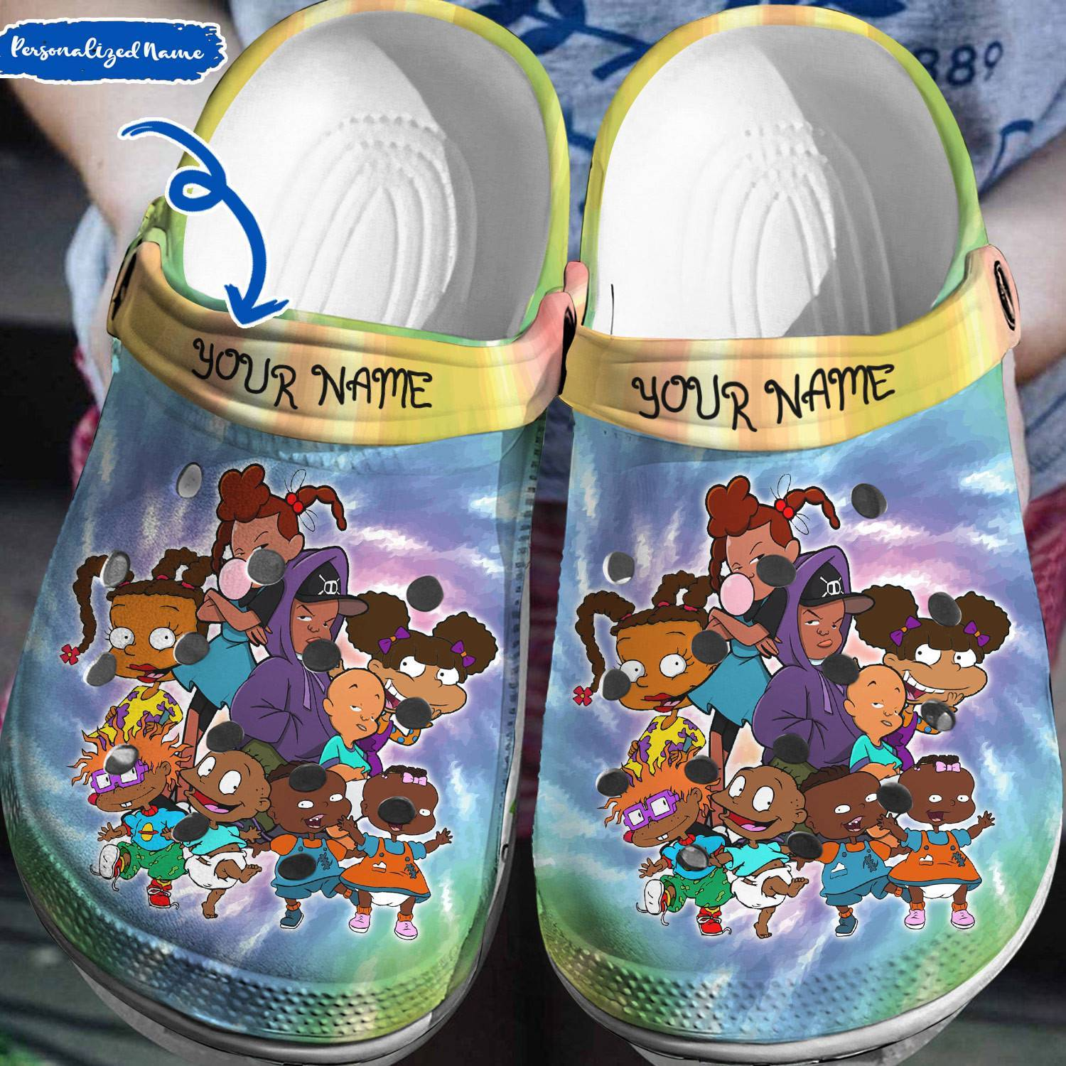 adults stylish and comfortable rugrats cartoon characters clogs rtigl