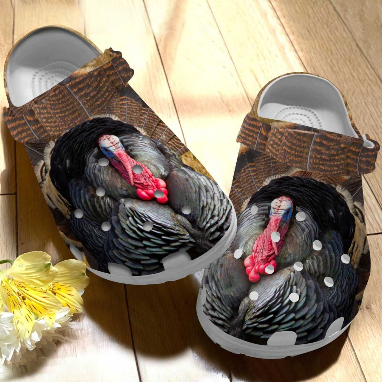 amazing design turkey brown clogs best gift for thanksgiving jfepy