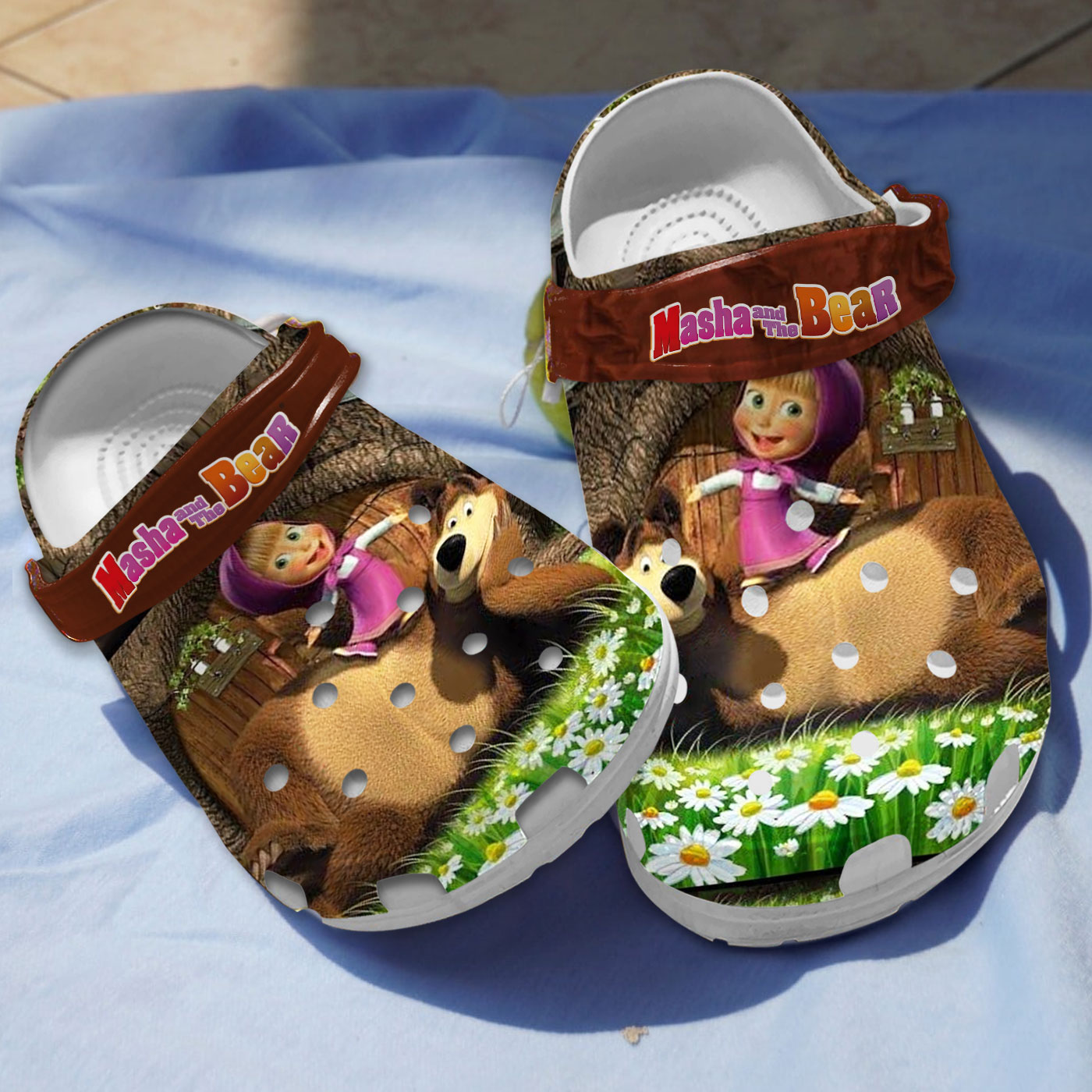 awesome masha %26 the bear lightweight adult clogs best gift for you gjd6t