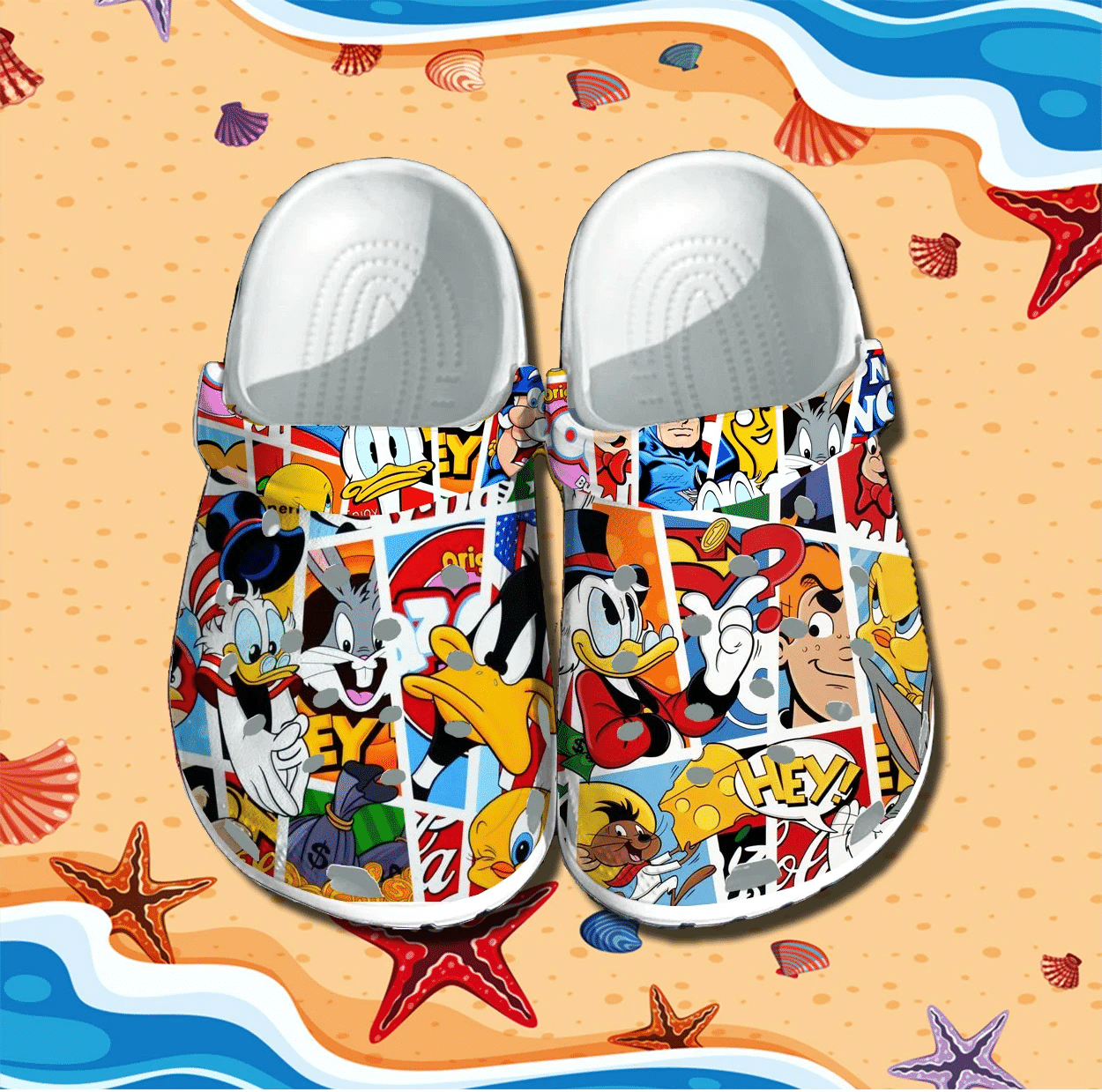 comfortable looney tunes cartoon clogs lightweight and durable clogs uqkek