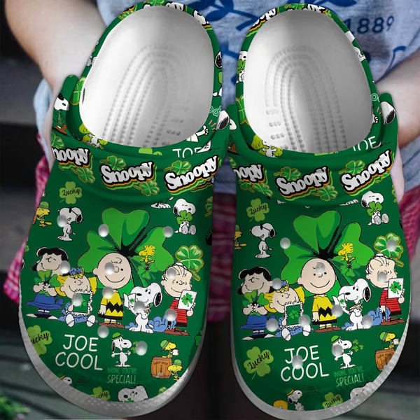 cute peanuts unisex classic green clogs comfort sandals to wear jbkix
