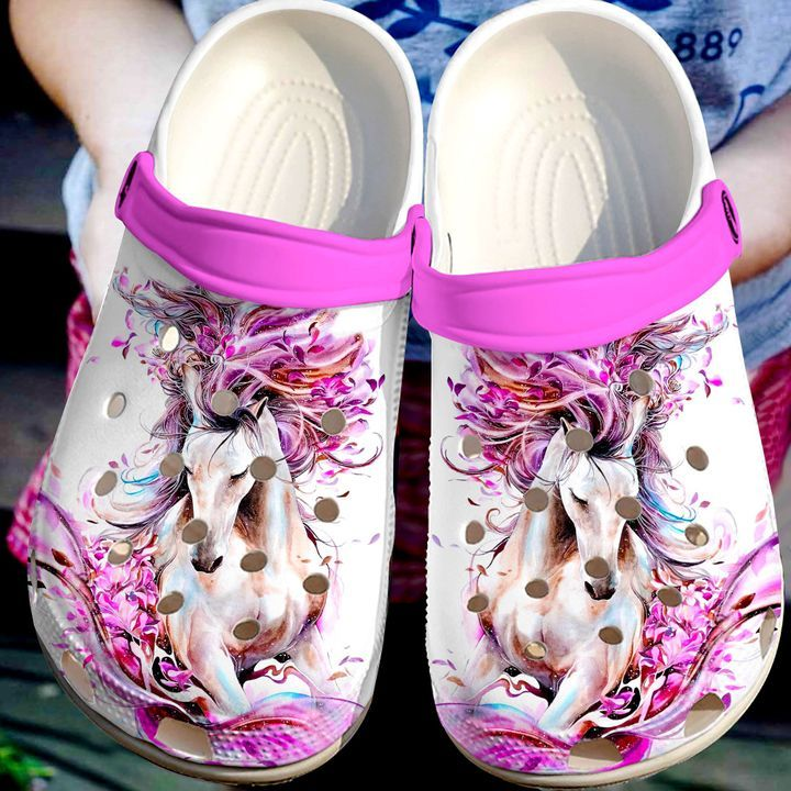 cute unicorn classic clogs breathable and comfortable sandals clogs dox0h