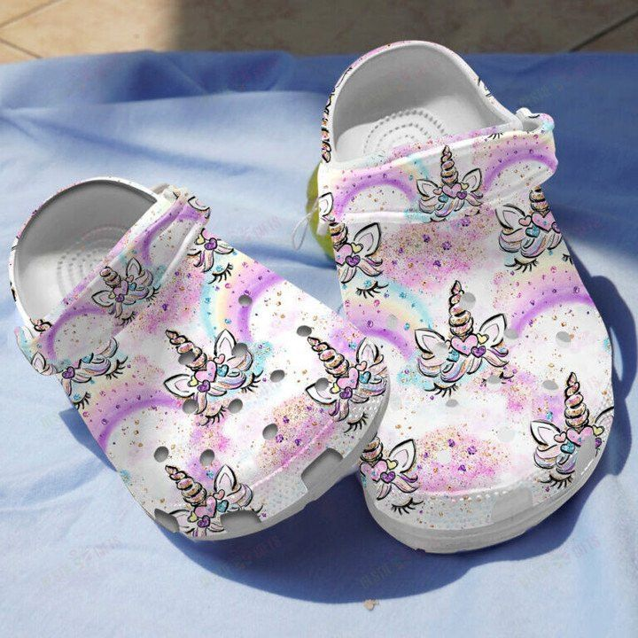 cute unicorn classic clogs comfort clogs for adult rg7ve