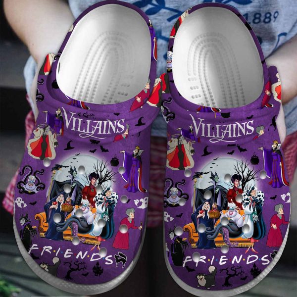 disney villains cartoon clogs crocband clogs shoes comfortable for men women and kids 2