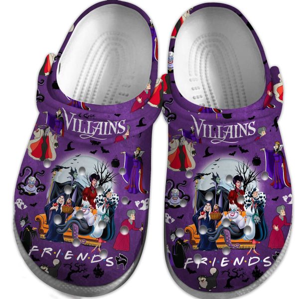 disney villains cartoon clogs crocband clogs shoes comfortable for men women and kids