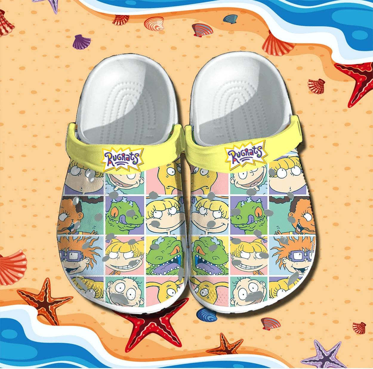 eye catching rugrats cartoon colorful clogs perfect for men and women! d1cu3