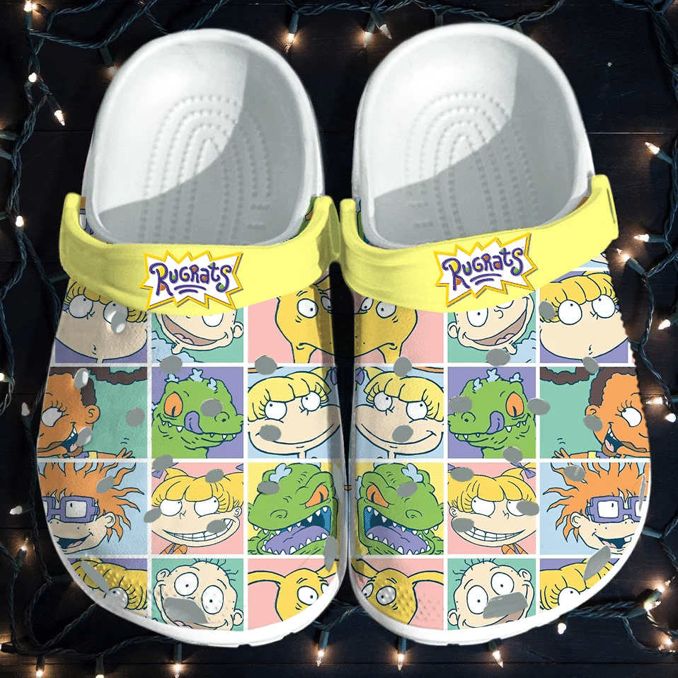 eye catching rugrats cartoon colorful clogs perfect for men and women! szbor