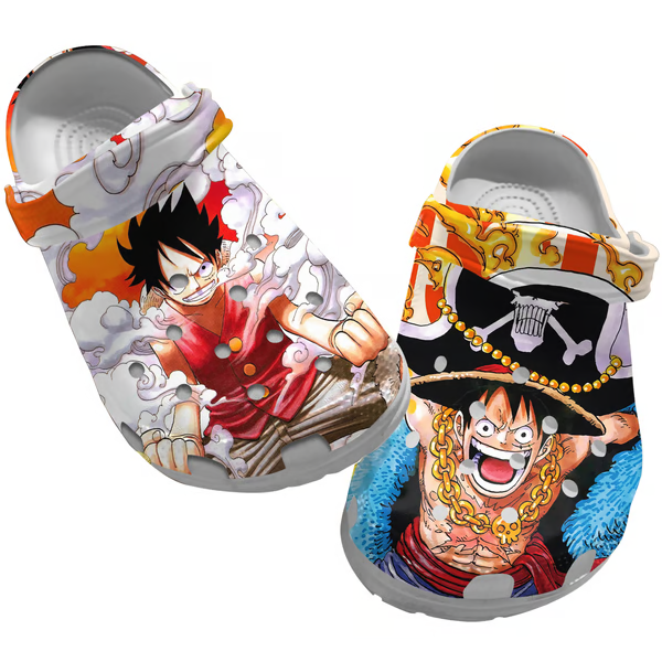 special design monkey d luffy classic adult clogs best gift for one piece fan q7mff