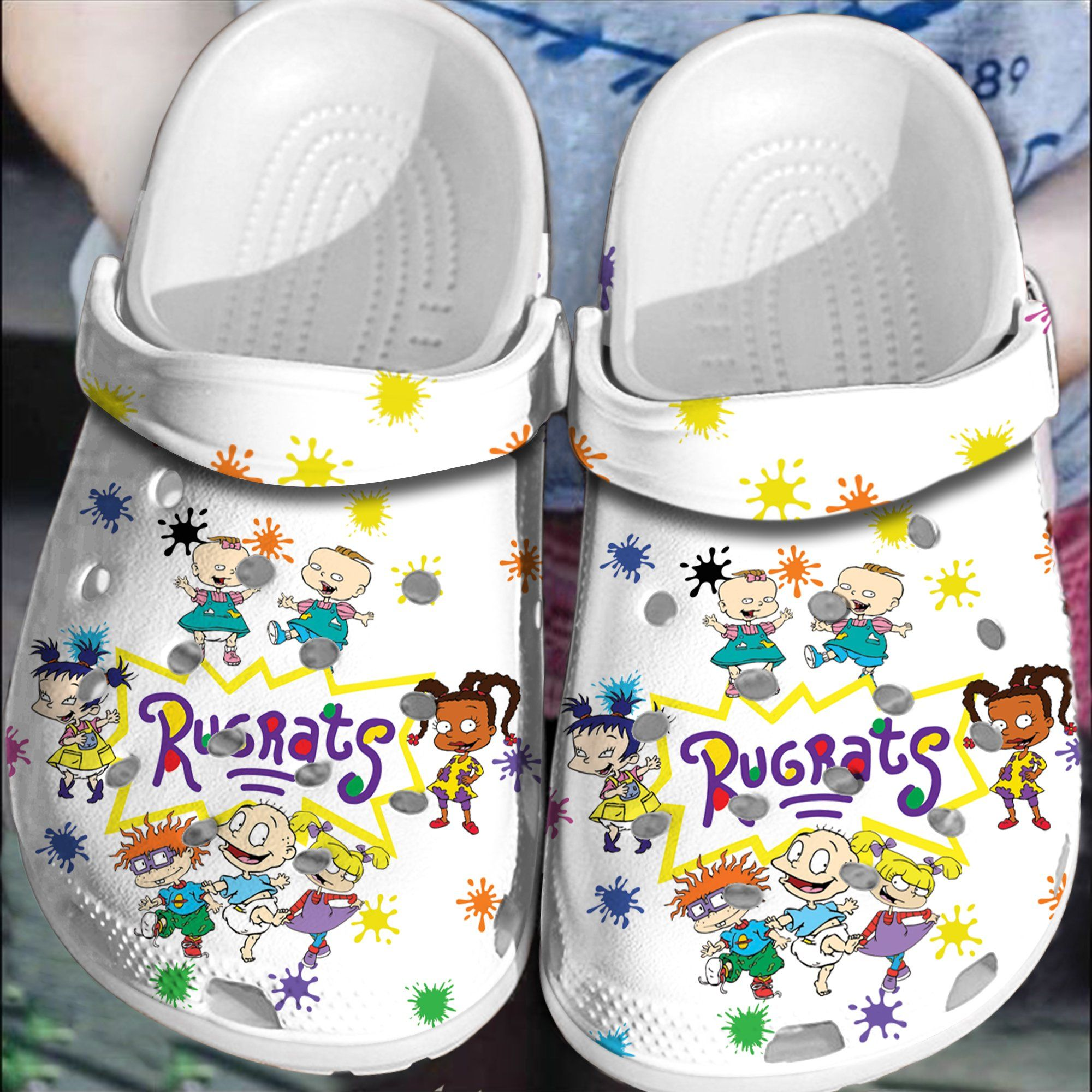 stylish and comfortable rugrats cartoon unisex clogs 5vw1k