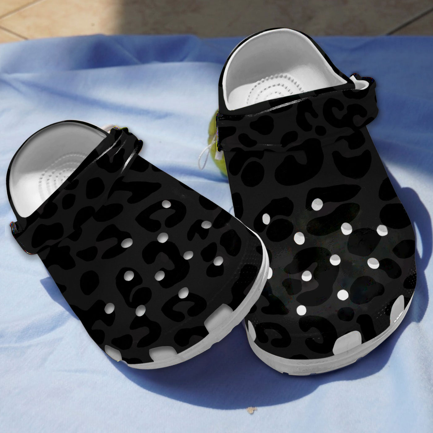 stylish cheetah 3d printed adult black clogs the best clogs for animal lovers ycjvg