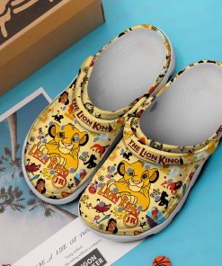 the lion king cartoon movie clogs crocband clogs shoes comfortable for men women and kids sportwearmerch exclusive npovo