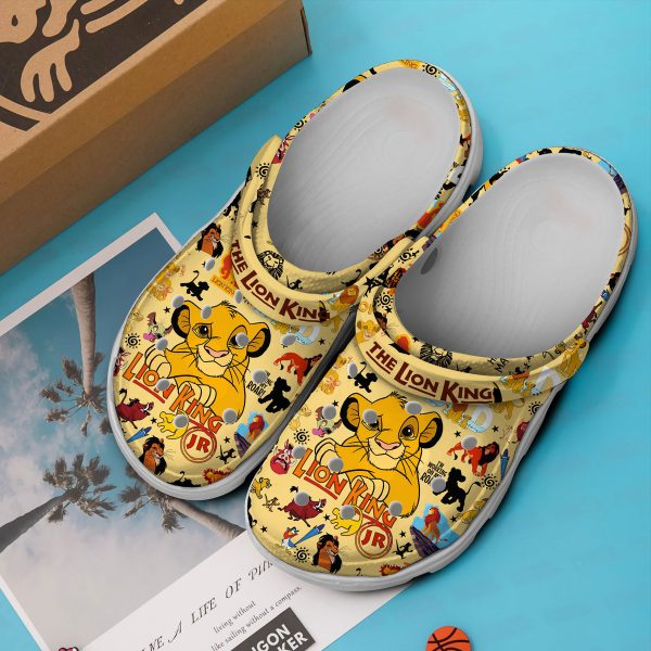 the lion king cartoon movie clogs crocband clogs shoes comfortable for men women and kids sportwearmerch exclusive npovo