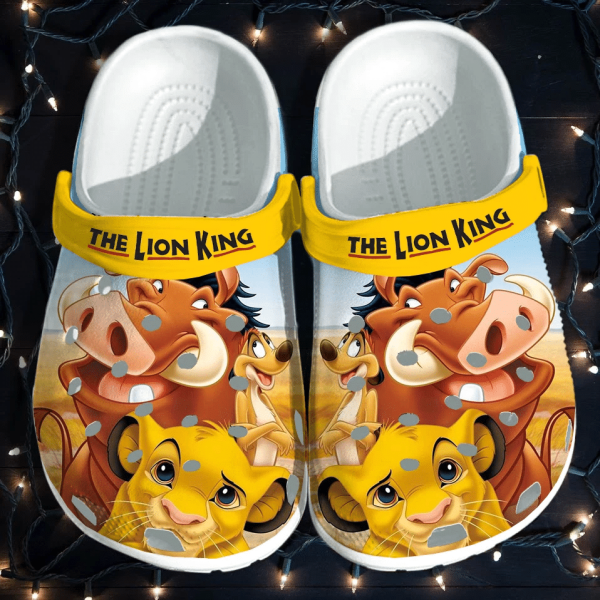 the lion king clogs clog shoes sportwearmerch exclusive izlrc