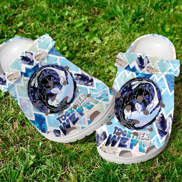 together we fly how to train your dargon classic blue clogs ejudq