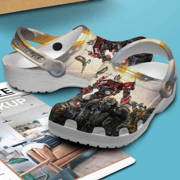 transformers movie clogs crocband clogs shoes comfortable for men women and kids