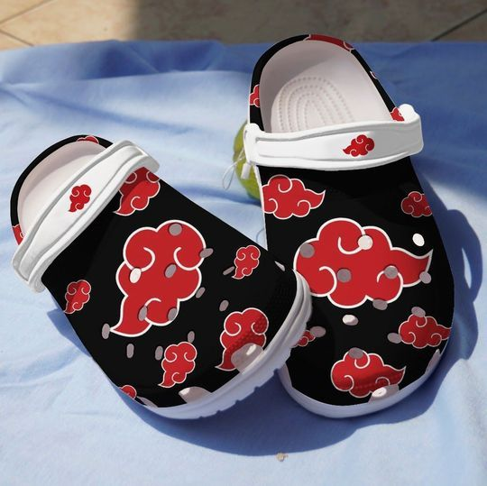 unisex casual akatsuki naruto single cloud classic black clogs 5bqz7