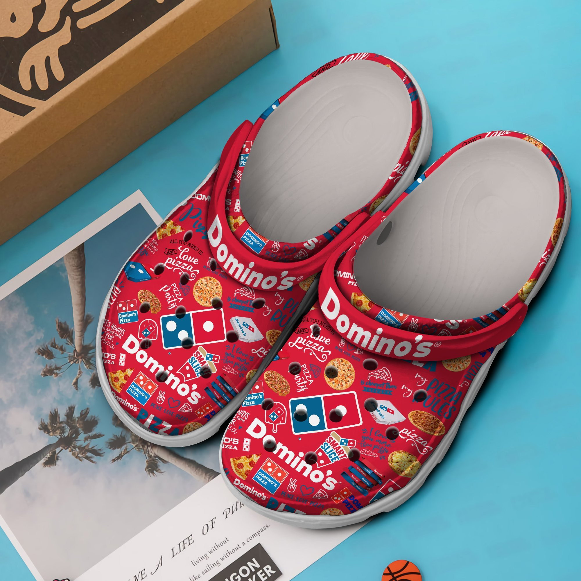 water resistant and lightweight dominos pizza red clogs cute for outdoor walking ozimw