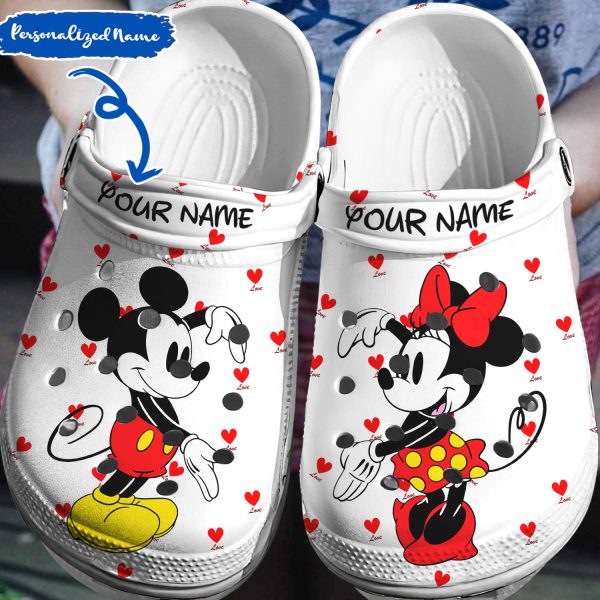 your disney story your personalized style mickey minnie clogs 3d clog shoes 5982 ywgth