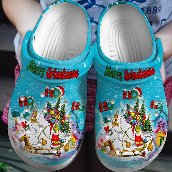 adults merry grinchmas unisex clogs perfect footwear for holiday season hx4as