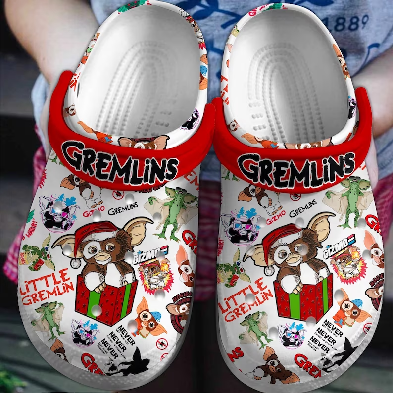 adults non slip and lightweight gremlins christmas clogs acapi