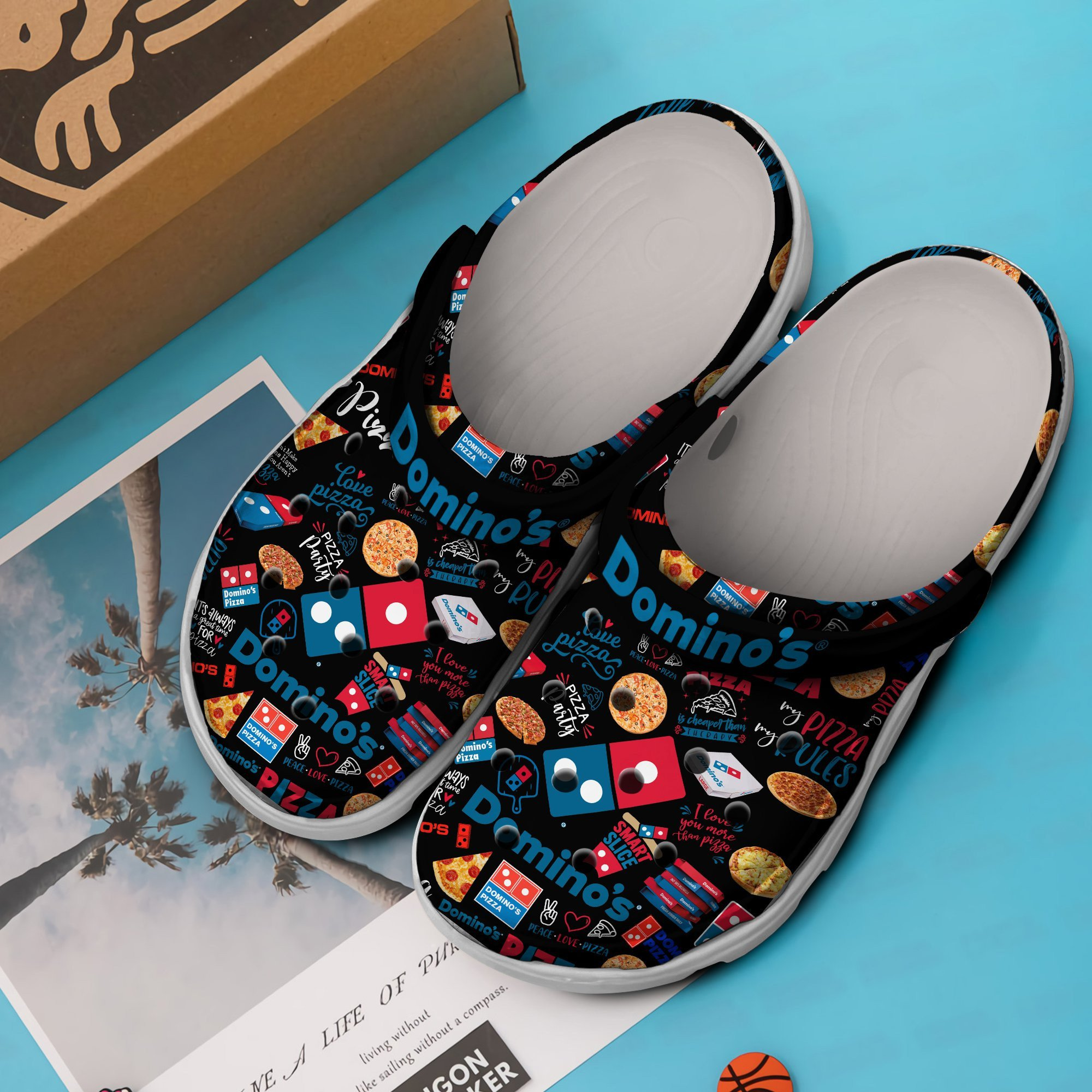 amazing design pizza dominos classic black clogs gursy