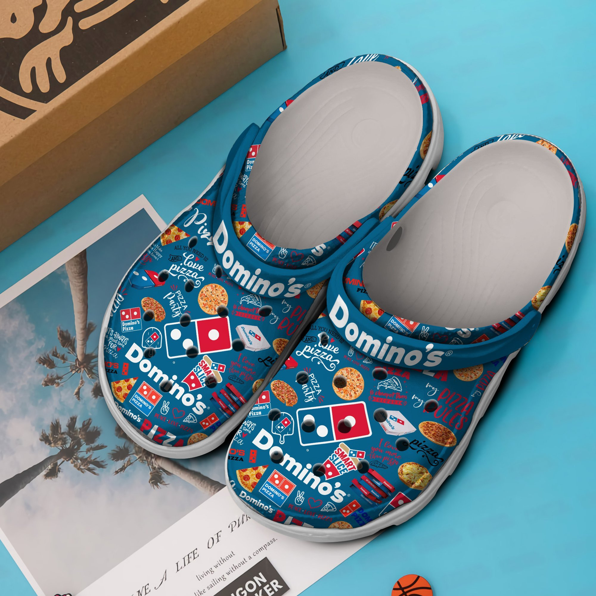 amazing design pizza dominos classic blue clogs av6mr