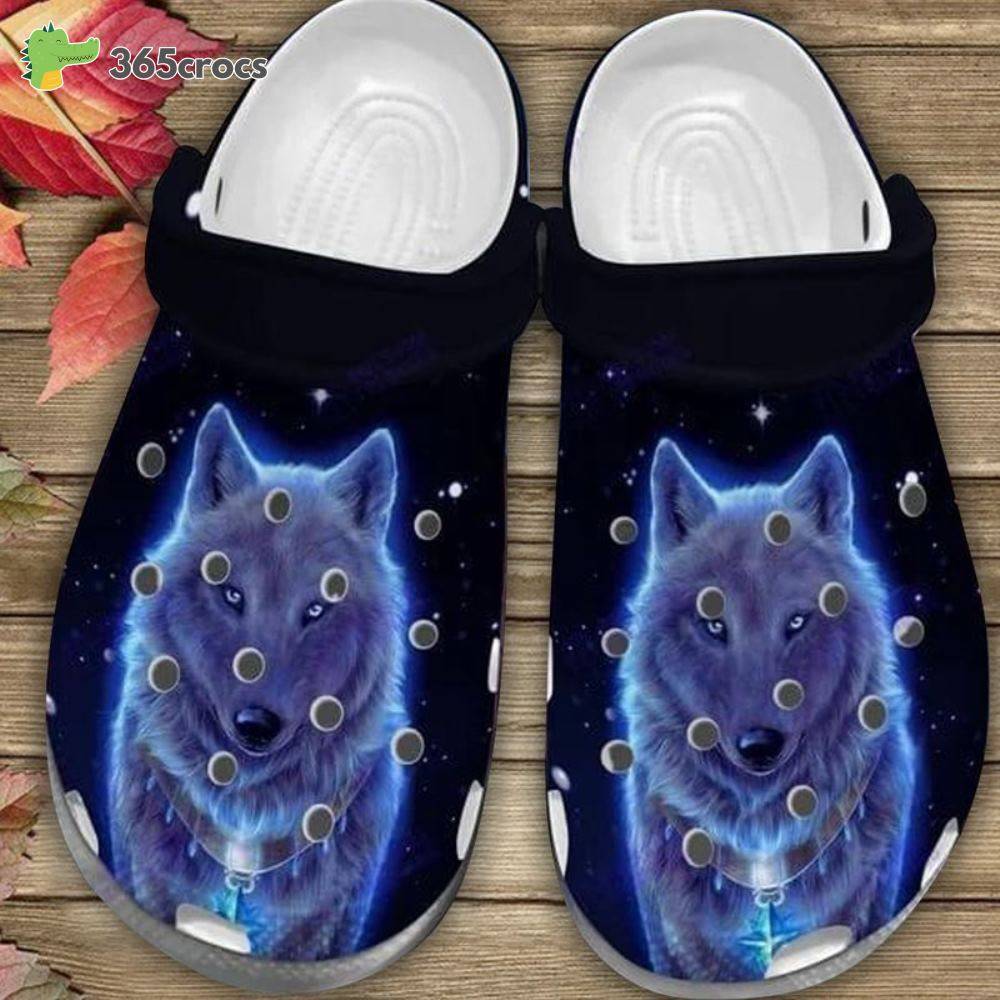 animal clogs wolf classic breathable clogs for adult czmjo