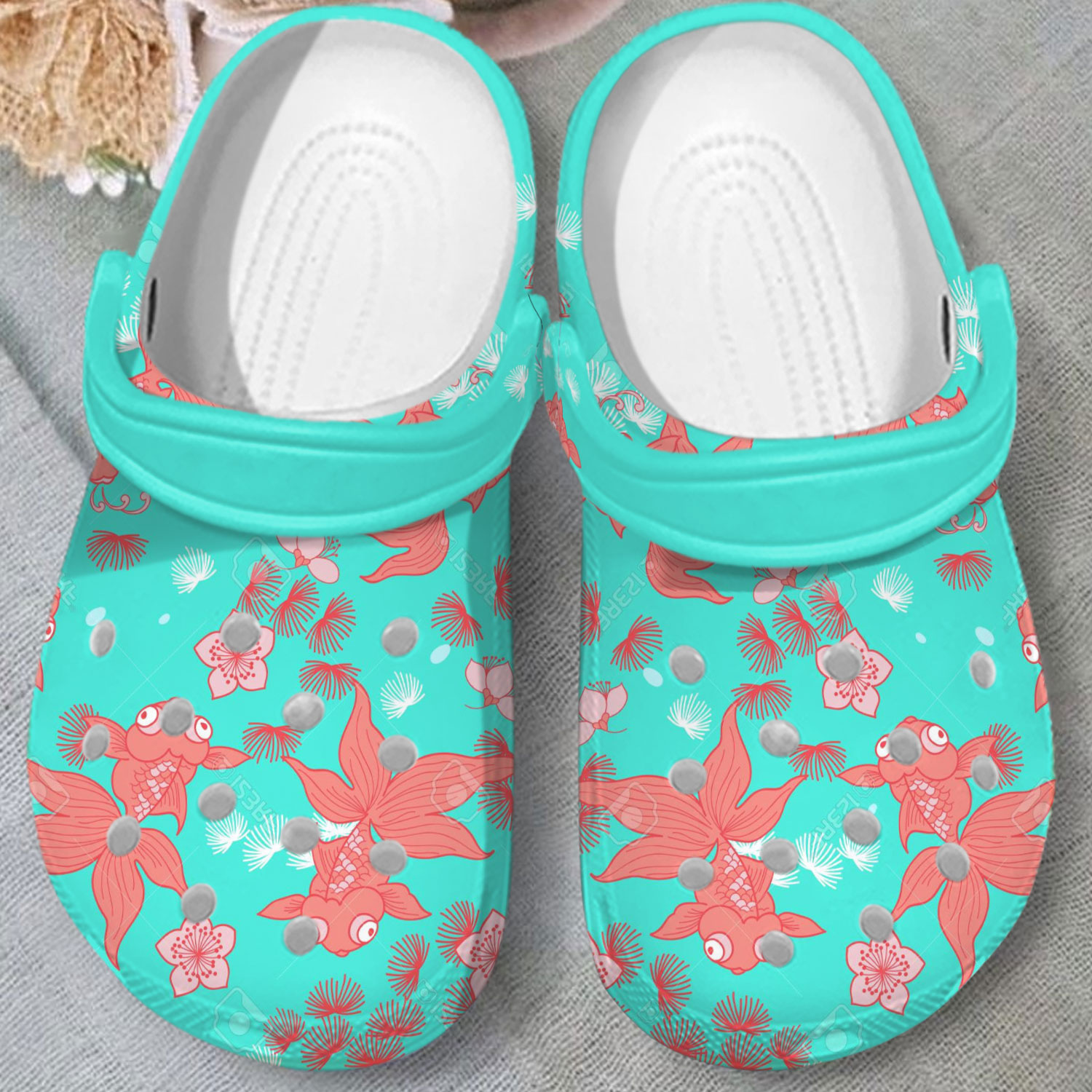 attractive goldfish classic clogs turquoise comfortable clogs for you twvi5