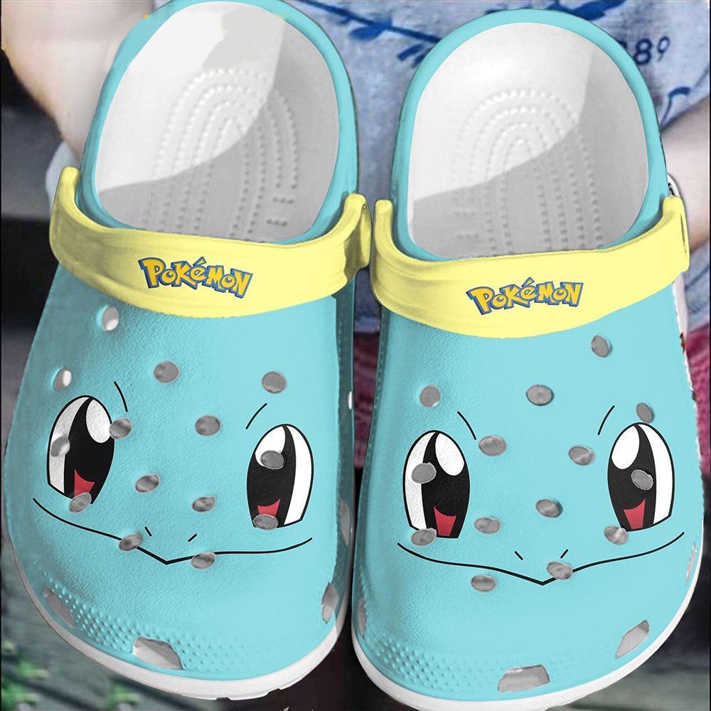 beautiful design squirtle face 3d printed classic clogs for men and women hulql