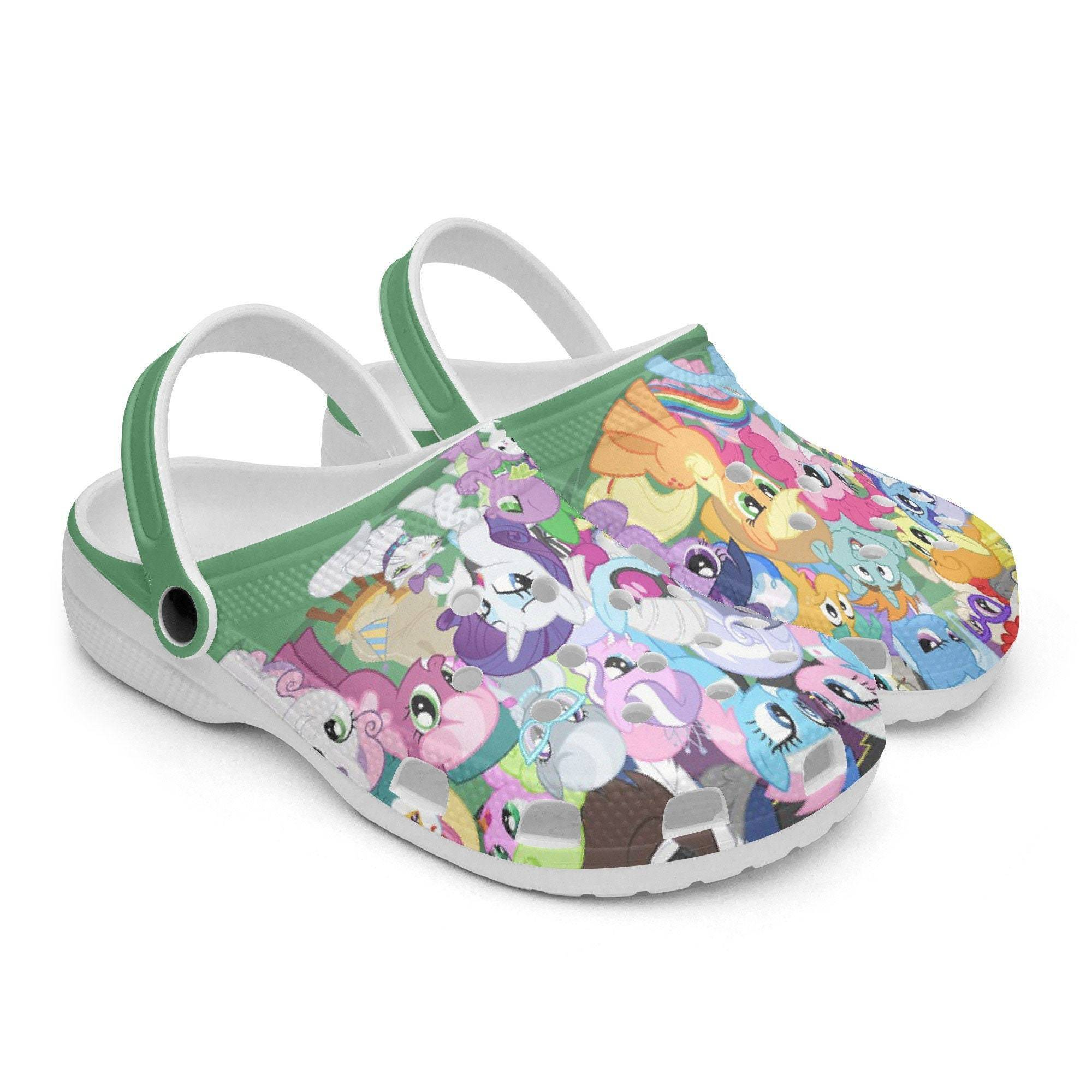 beautiful my little pony cartoon cute lined clogs a3ji1
