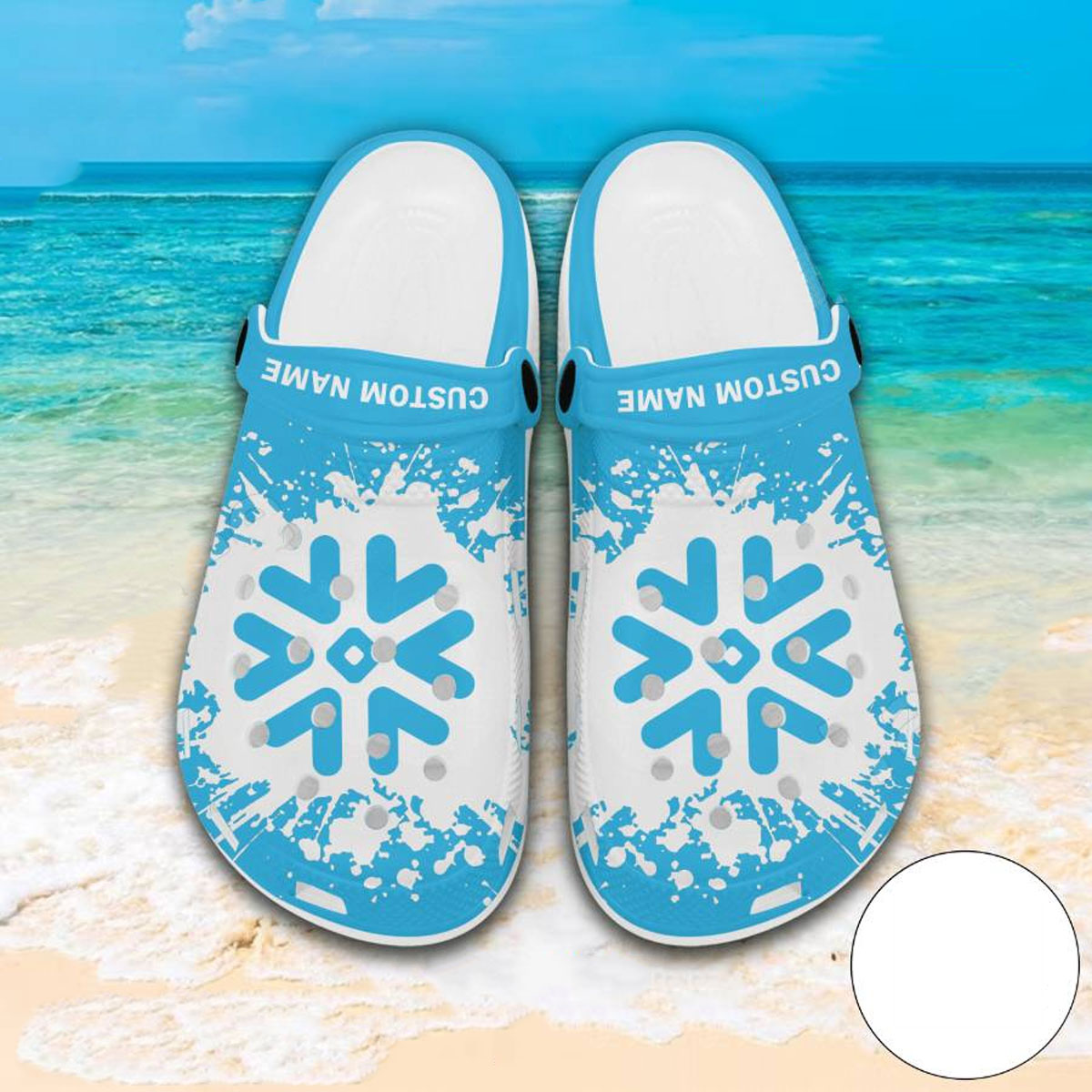 blue and white snowflake clogs order now to get the big discount ss0hw