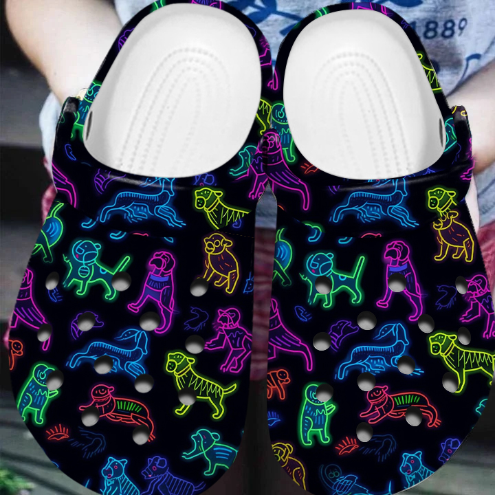 colorful neon animal classic 3d printed unisex clogs fast shipping is available 4pwis