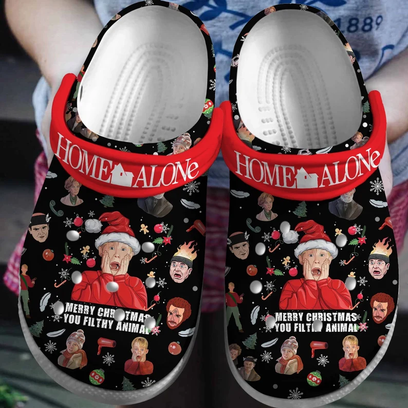 comfortable home alone movie christmas black clogs 247 dedicated support kmquk