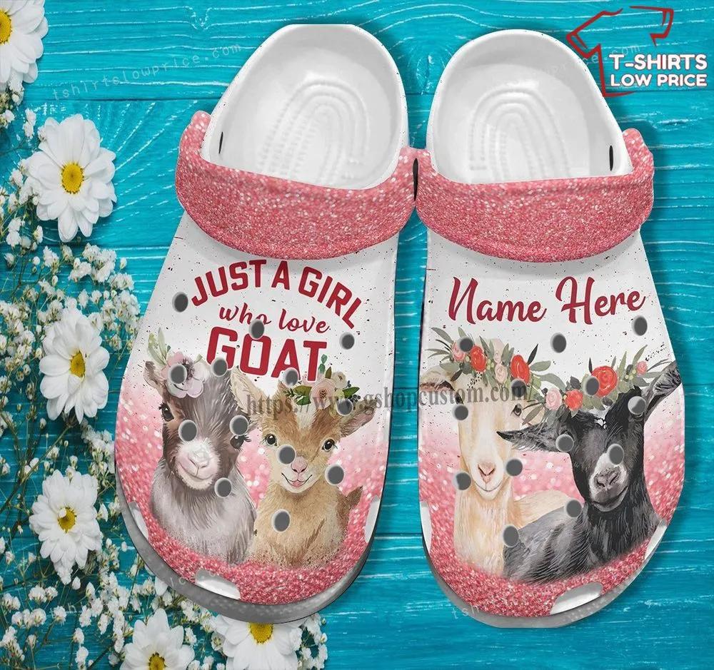 couple of goats beautiful design for goat lovers sweet pink clogs jliax