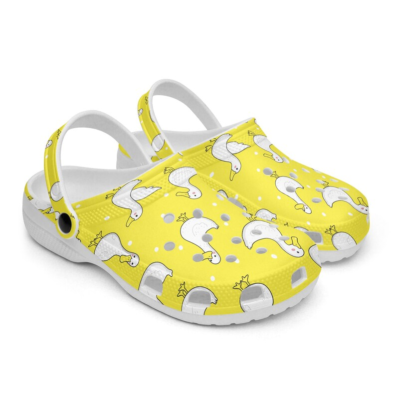 cute duck classic yellow clogs best gift for you 7jnuz