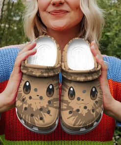 durable lightweight and non slip eevee face clogs easy to clean yqezv