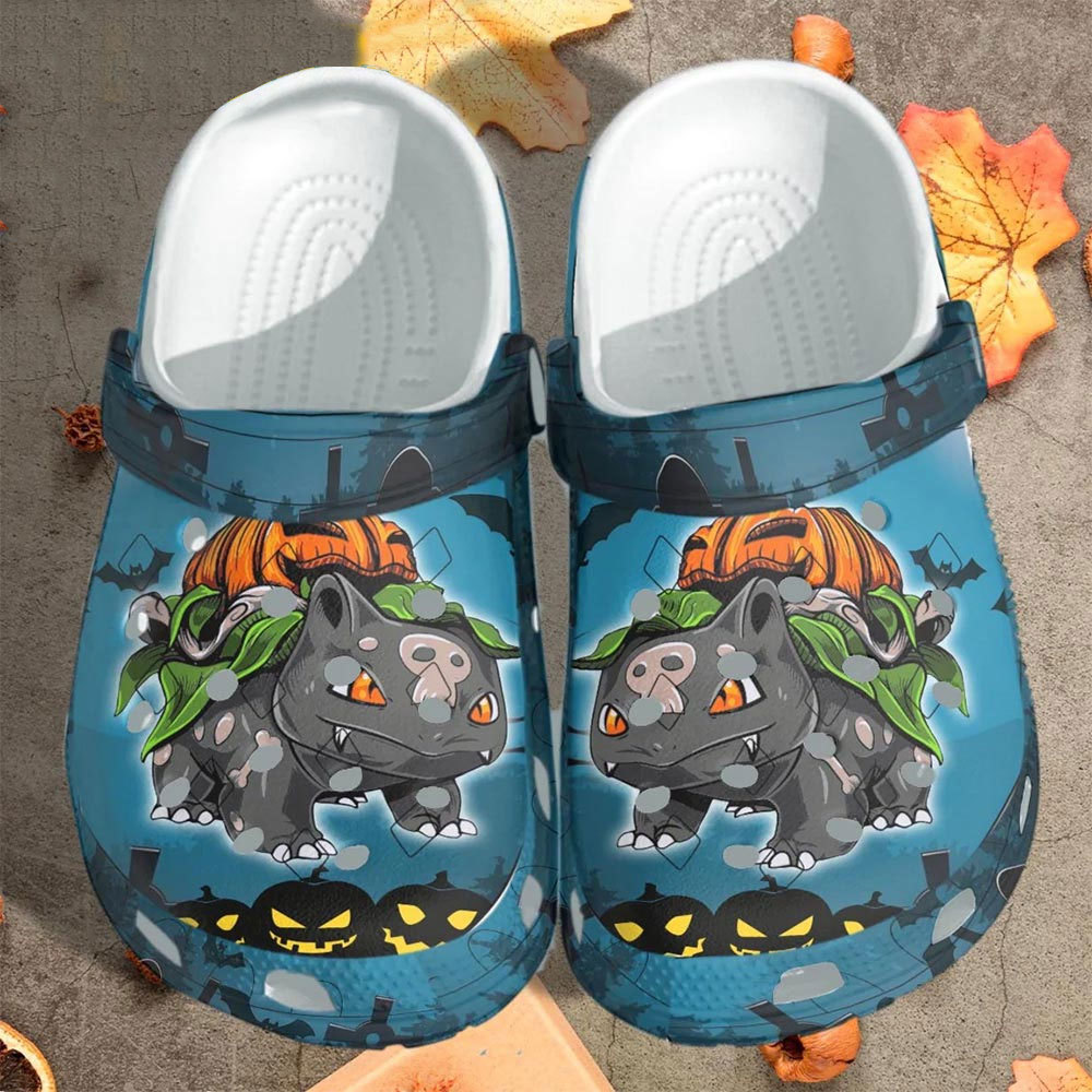 eye catching and stylish pokemon bulbasaur pumpkin clogssize 7 buy more save more jwxxg