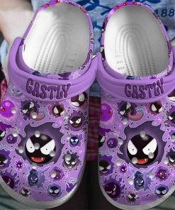 for pokemon fan adult unisex and breathable gengar on the purple clogs order now for a special discount kmjoz