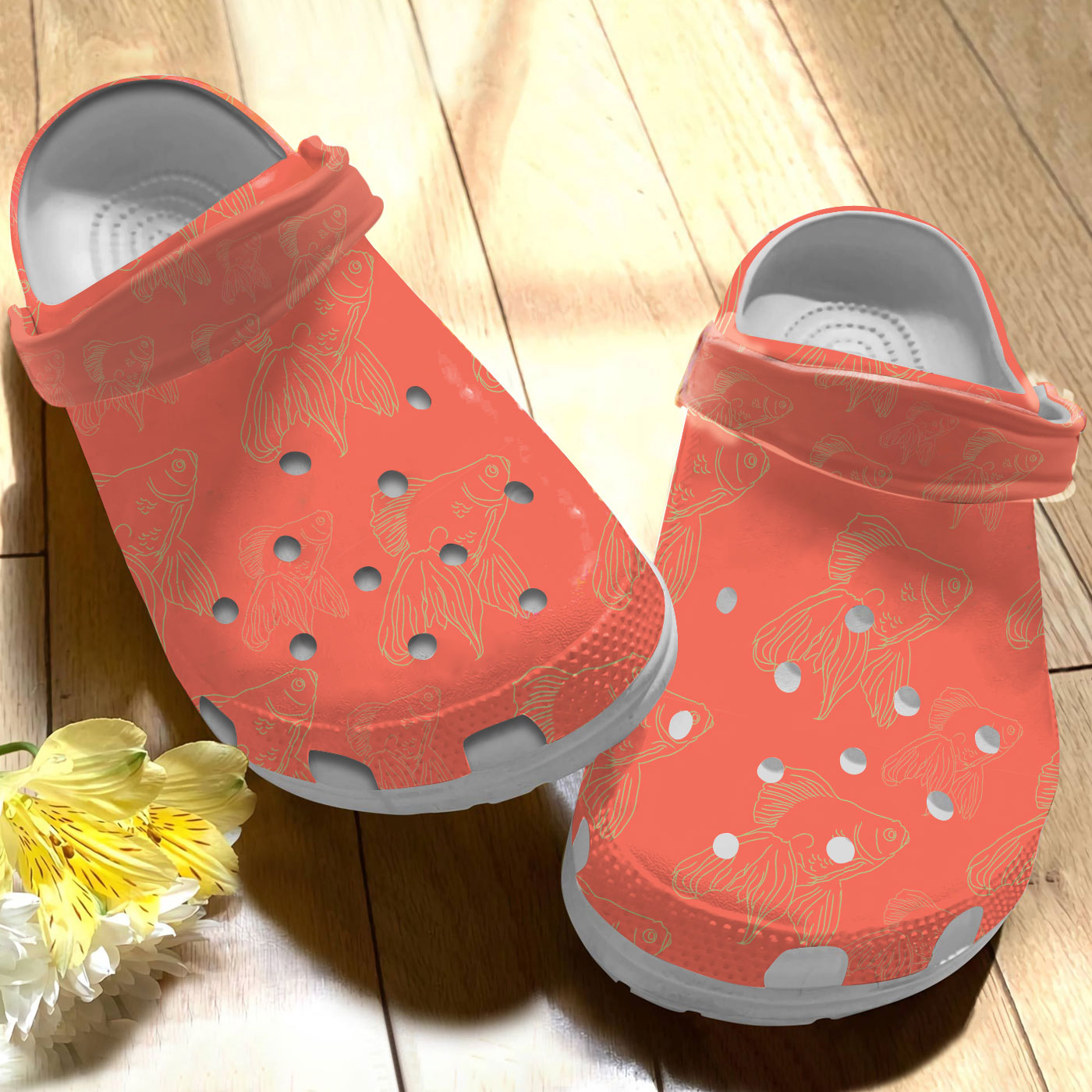 hot color goldfish fluffy the best clogs for your family brtda