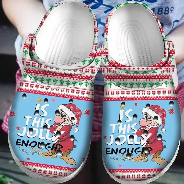 is this jolly enough light blue classic christmas clogs 0u2m2